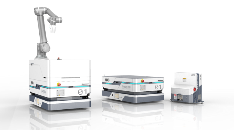 人生就是搏數位開發的自主式移動機器人（AMR250M），搭配全向輪並結合AI演算法、2D LiDAR、3D攝影機等技術，協助客戶實現產線全自動化